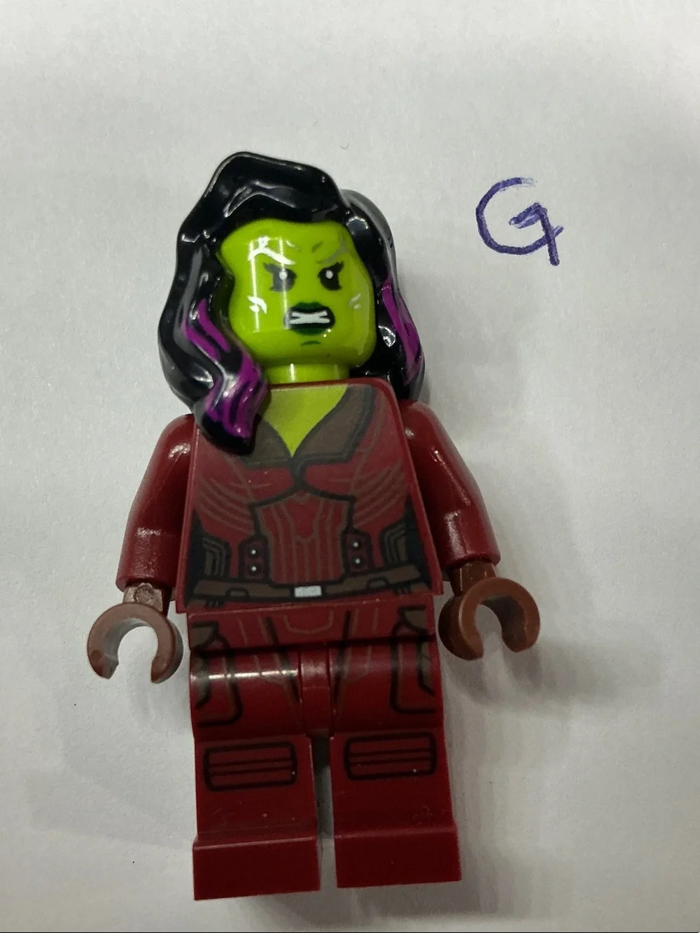 LEGO Marvel Super Heroes Gamora minifigure